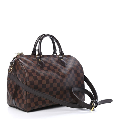 Louis Vuitton Damier Ebene Speedy Bandouliere 30 3 of 9