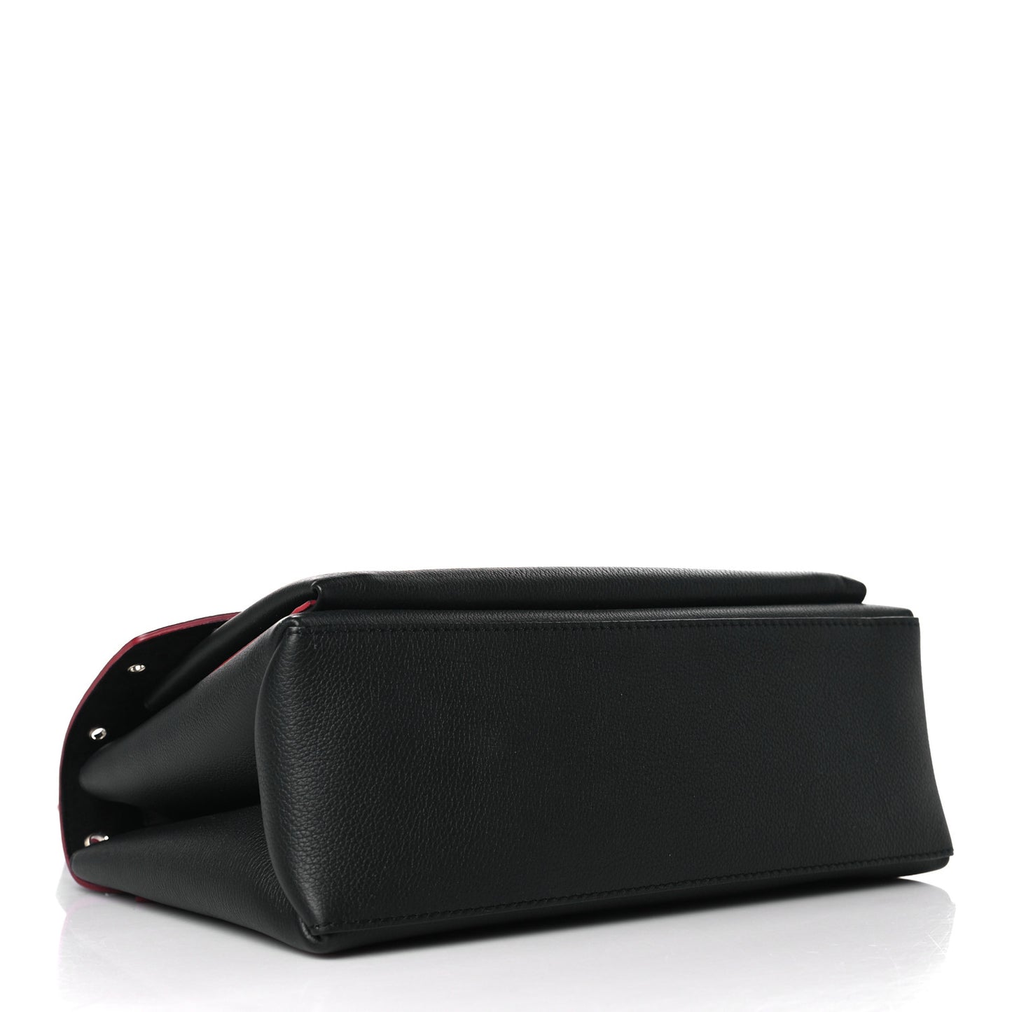 Soft Calfskin My Lockme Rivets Black