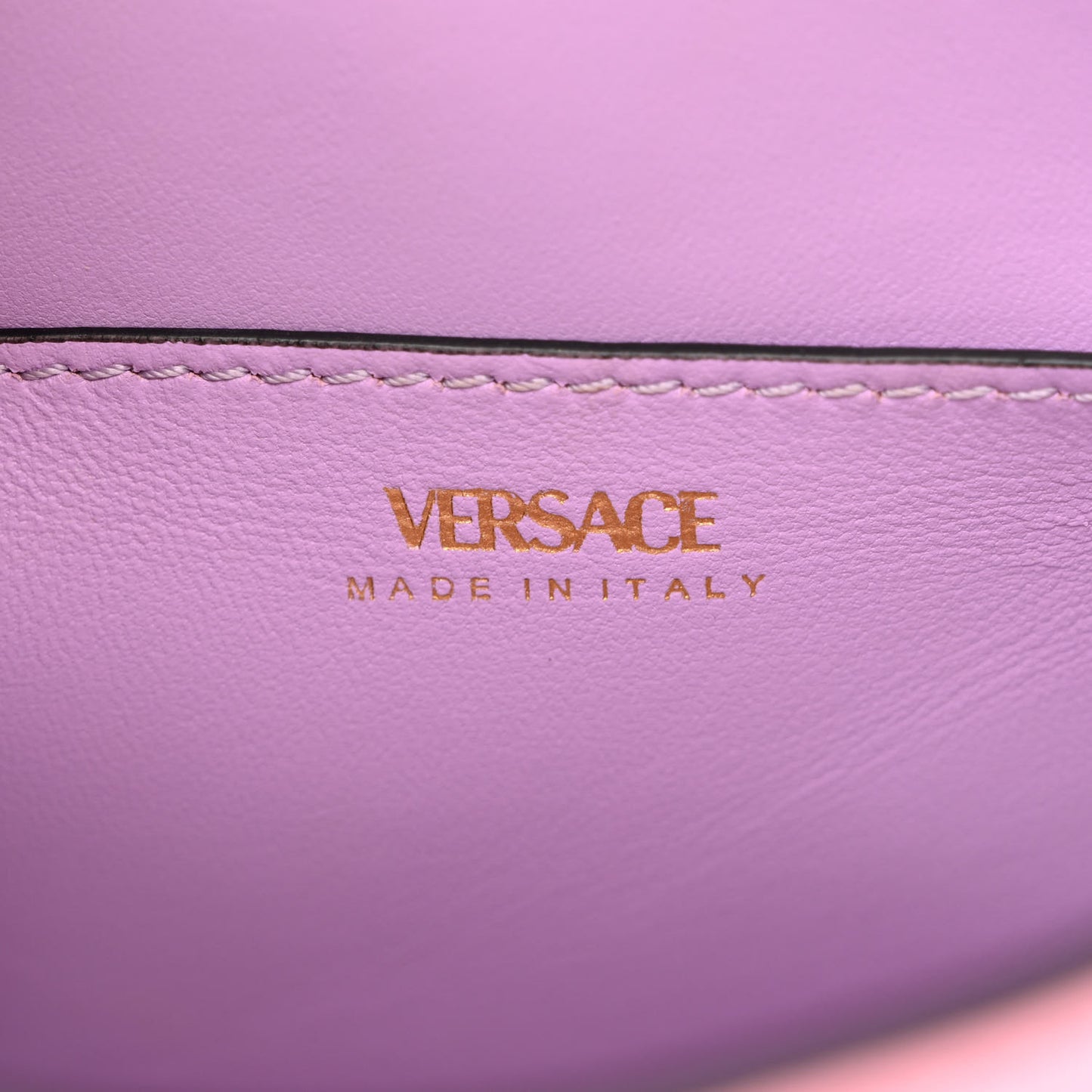 Grained Calfskin Small La Medusa Top Handle Bag Pink