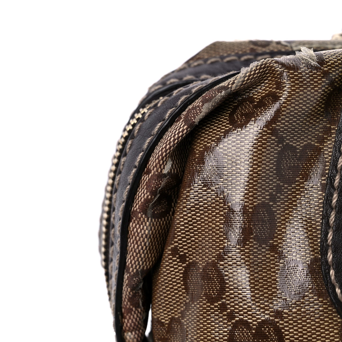 Crystal Monogram Medium Mix Dark Brown