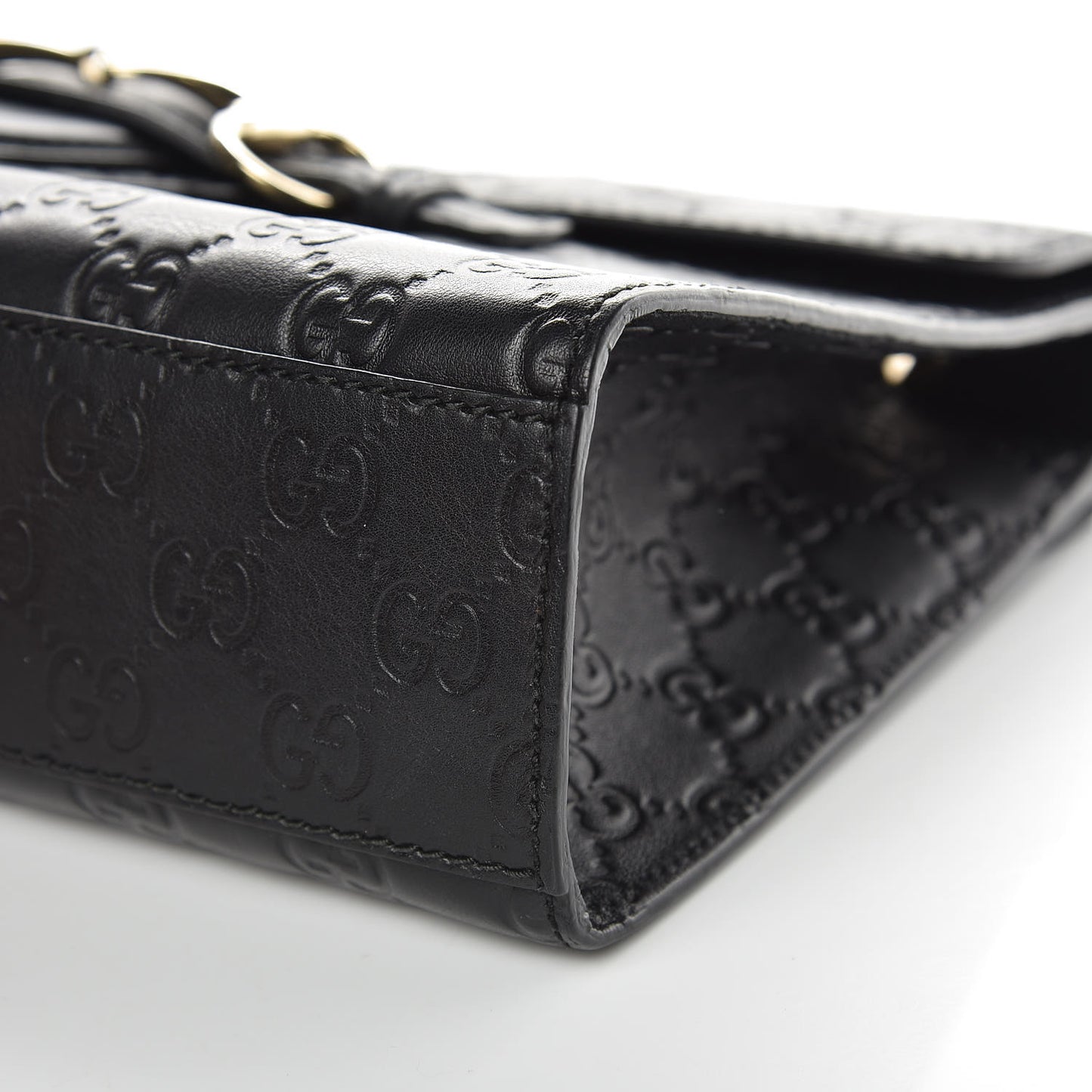 Guccissima Medium Emily Chain Shoulder Bag Black