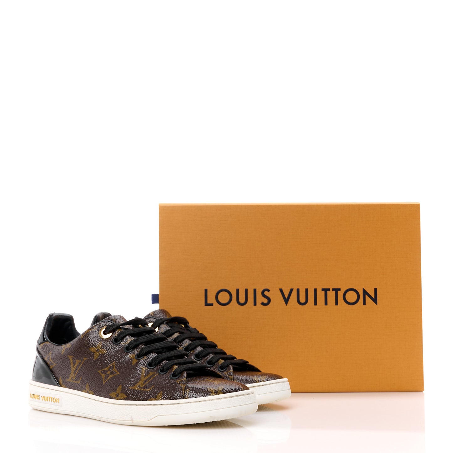 Patent Monogram Frontrow Sneakers 36