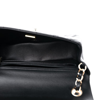 Chanel Lambskin Quilted Mini Rectangular Flap Black 5 of 10