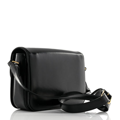 Celine Shiny Calfskin Medium Triomphe Black 3 of 12