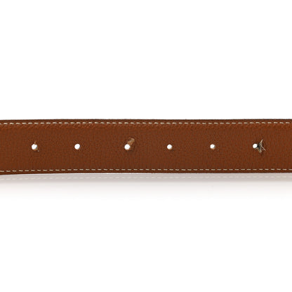 Hermes Box Togo 32mm H Belt 85 Black Gold 3 of 10