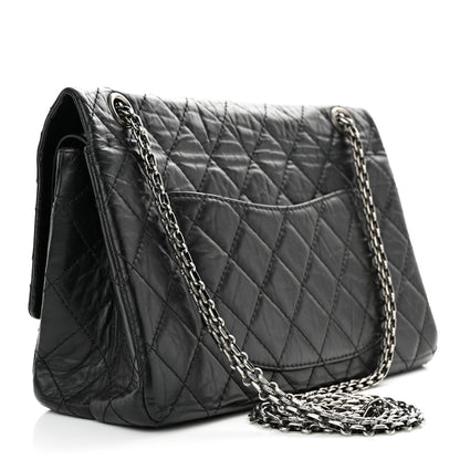 Chanel Aged Calfskin Quilted 2.55 Reissue 226 Flap Black 3 of 12