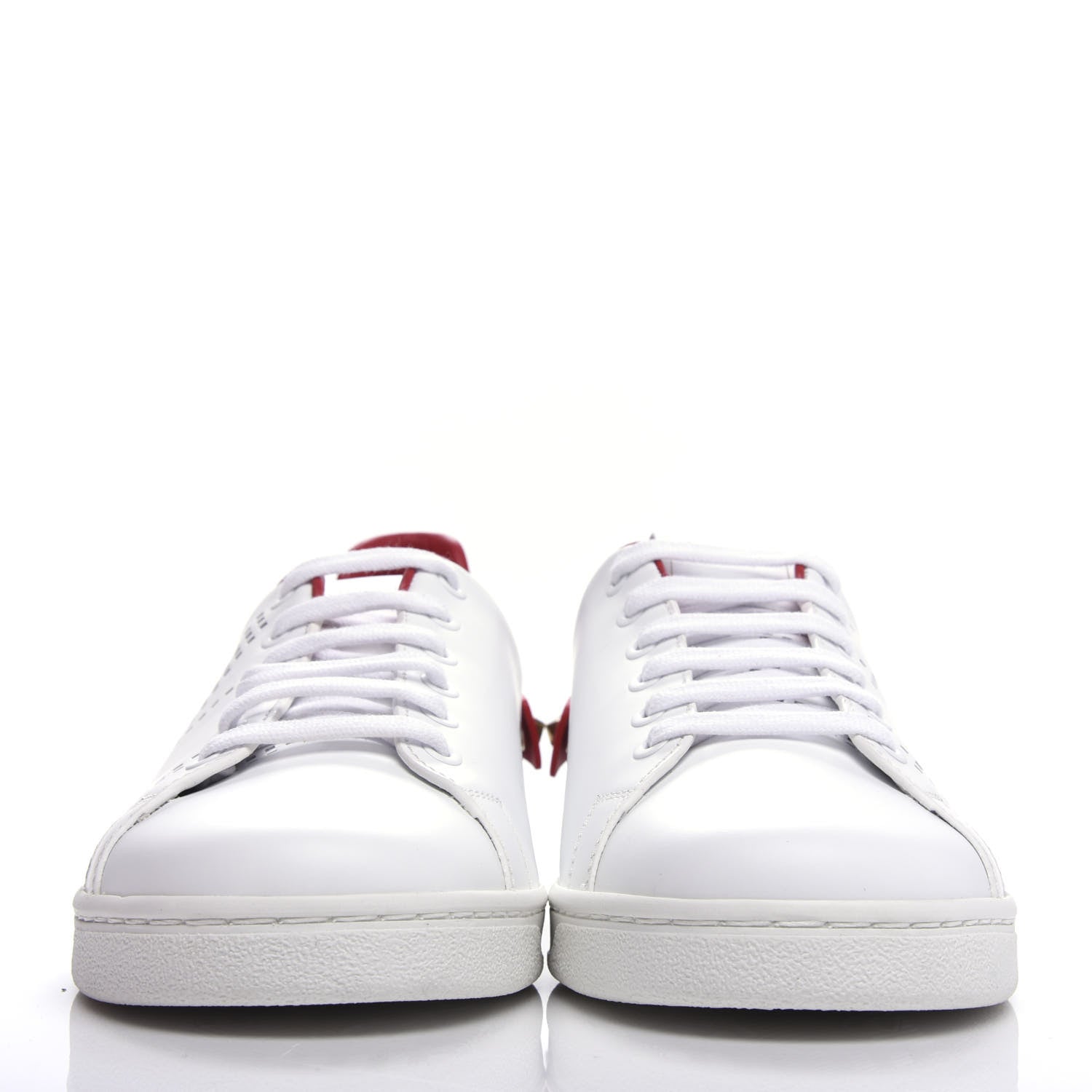 Valentino Garavani Calfskin Womens Backnet Sneakers 39 White Rosso Valentino 2 of 11