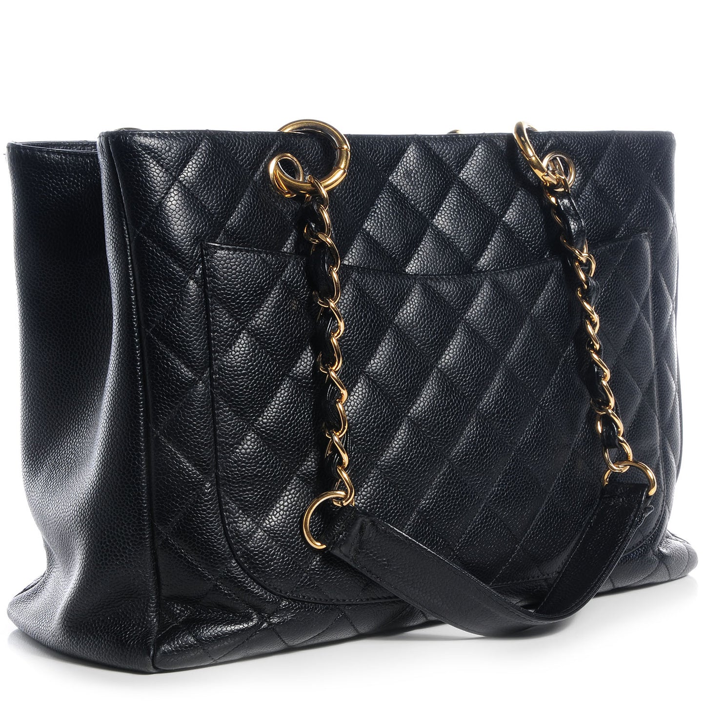 Caviar Grand Shopping Tote GST Black