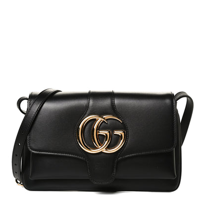 Gucci Vitello Palmellato Lux Small Arli Flap Shoulder Bag Black 1 of 13