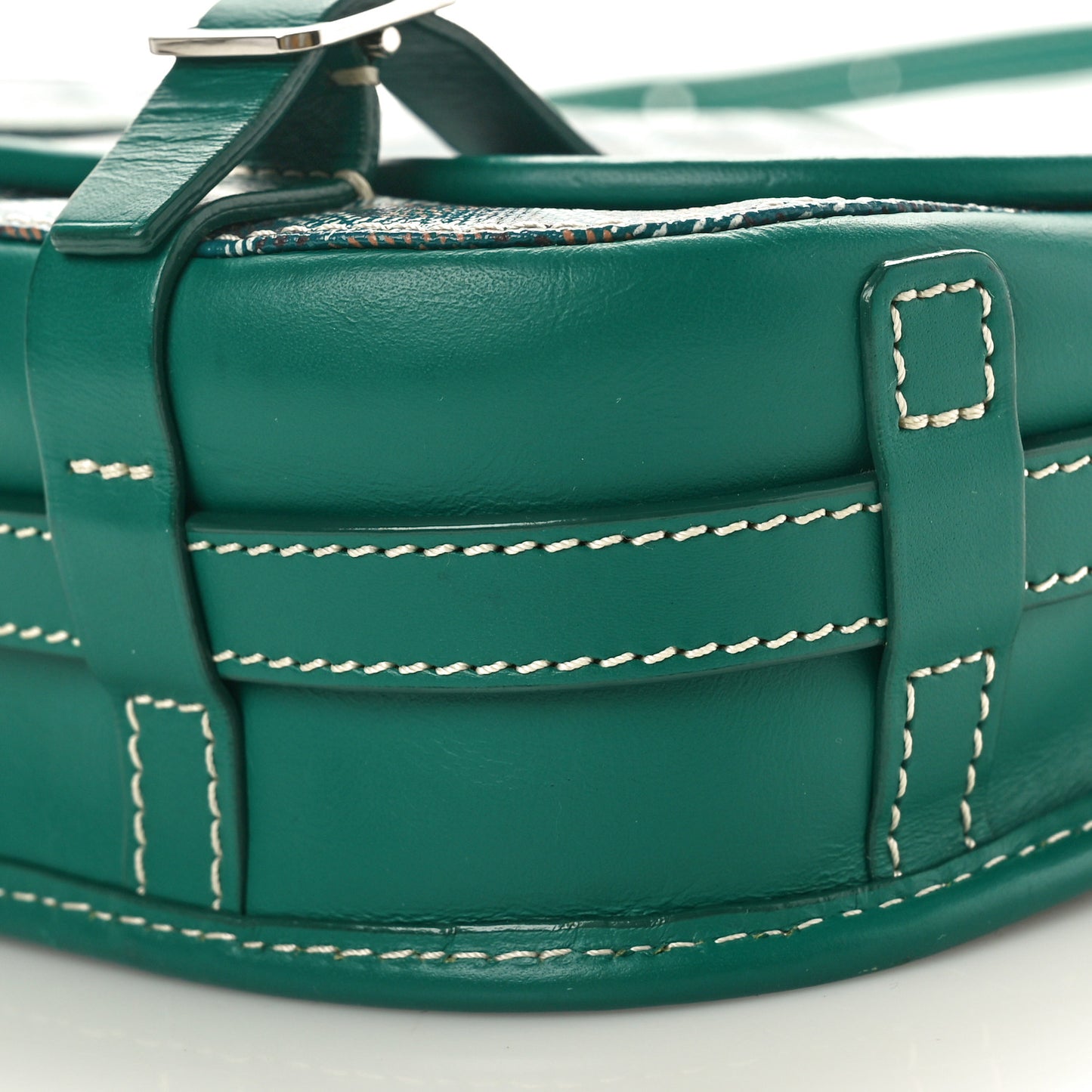 Goyardine Belvedere PM Messenger Bag Green