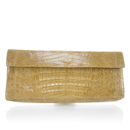Nancy Gonzalez Crocodile Clutch Brown 1 of 11
