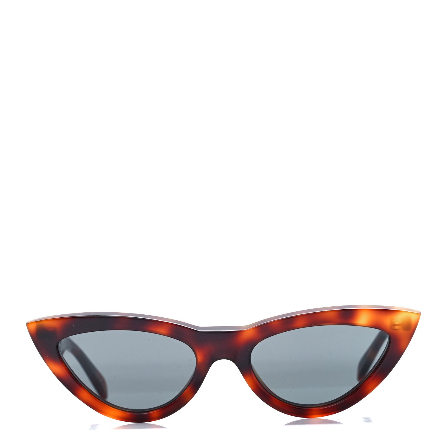 Celine Acetate Cat Eye Sunglasses CL4019IN Tortoise 2 of 7