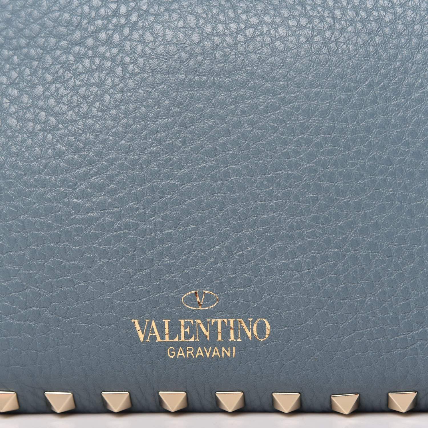 Valentino Garavani Pebbled Calfskin Mini Rockstud Flip-Lock Messenger Bag Amadeus 9 of 10