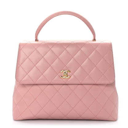 Chanel Caviar Quilted Jumbo Kelly Flap Pink 1 of 9