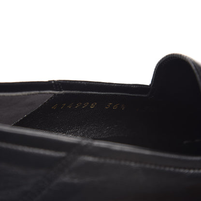 Gucci Lambskin Womens Brixton Horsebit Loafers 36.5 Black 14 of 18