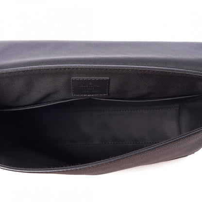 Louis Vuitton Calfskin Aerogram Messenger Black 6 of 7