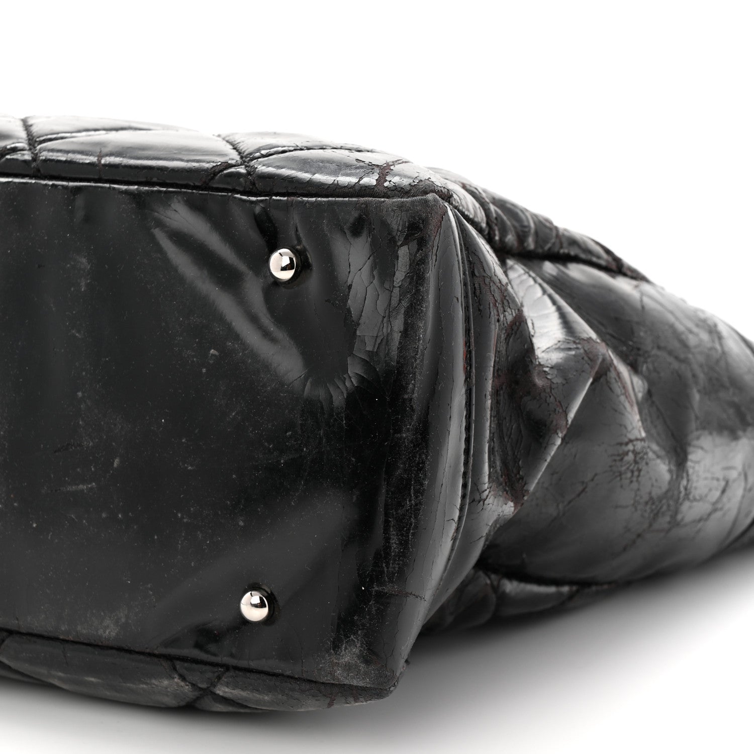 Chanel Vinyl Quilted Large Paris Biarritz Tote Black 10 of 14
