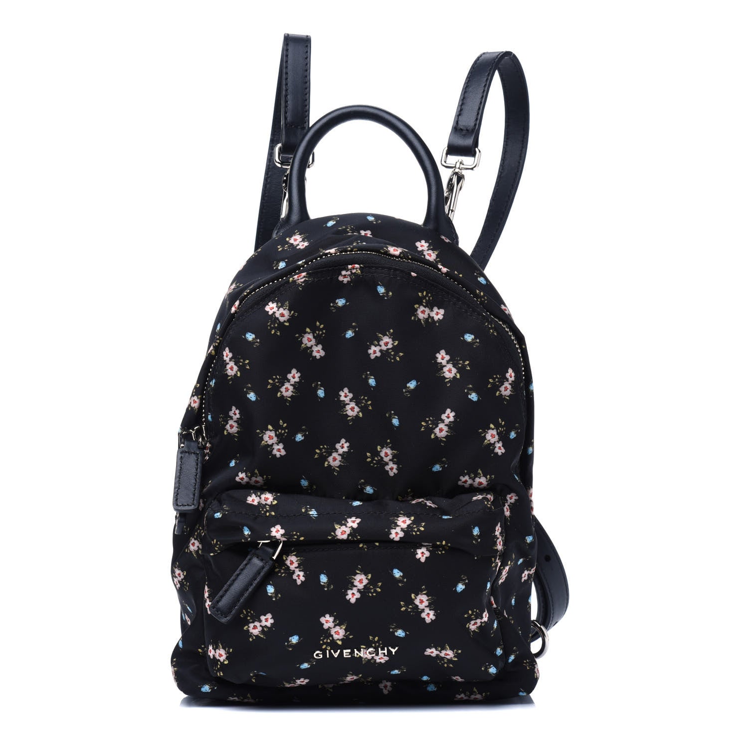 Givenchy Tech Twill Nylon Hibiscus Print Nano Backpack Multicolor 1 of 14