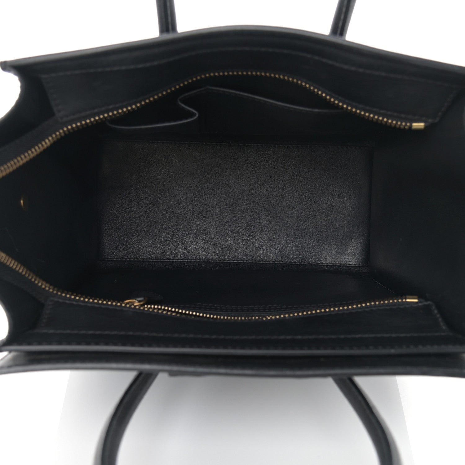 Celine Smooth Calfskin Micro Luggage Black 5 of 7