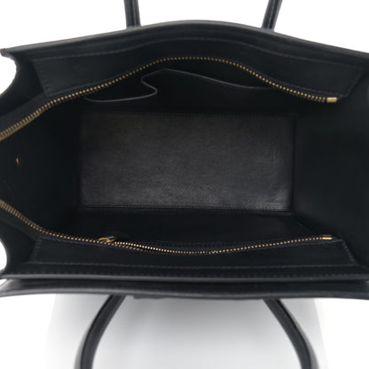 Celine Smooth Calfskin Micro Luggage Black 5 of 7