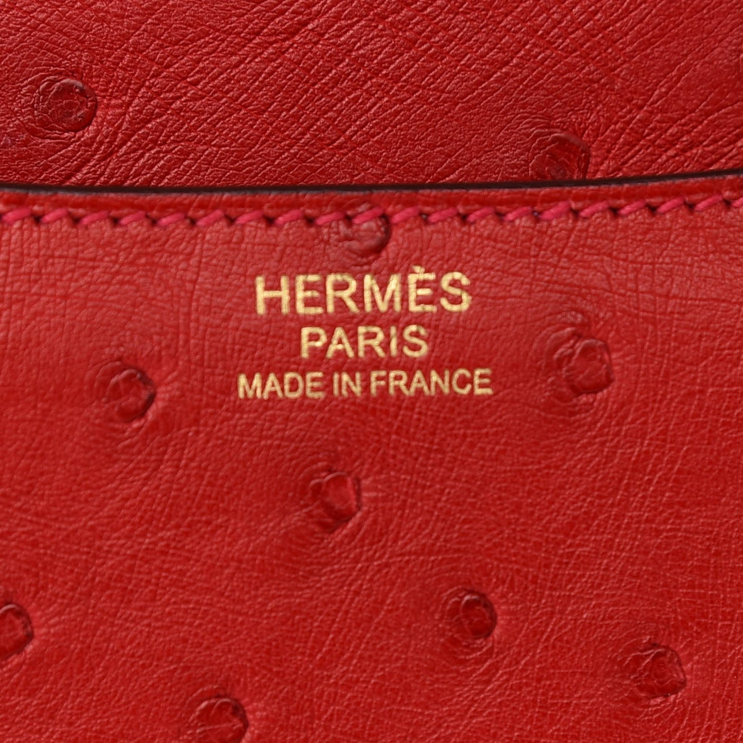 Ostrich Constance 24 Rouge Vif