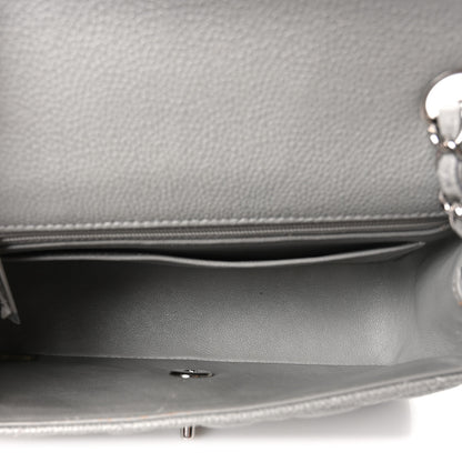 Chanel Caviar Quilted Mini Rectangular Flap Light Grey 5 of 11