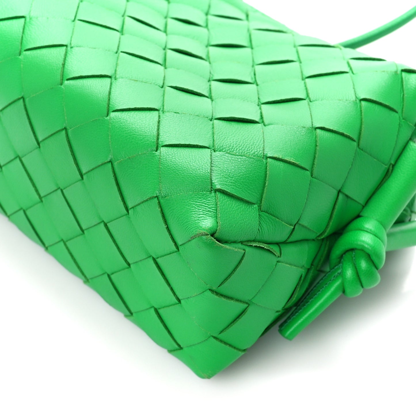 Nappa Intrecciato Mini Loop Camera Bag Parakeet