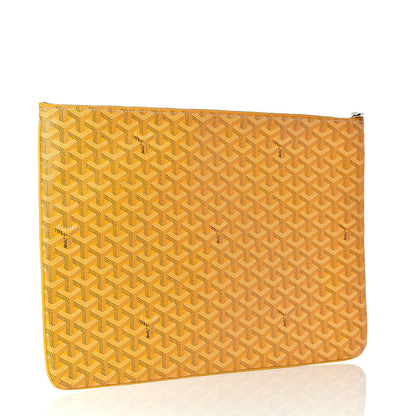 Goyard Goyardine Senat Pochette GM Yellow 3 of 7
