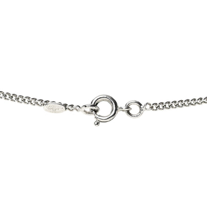 Chanel Crystal Timeless CC Necklace Silver 6 of 7