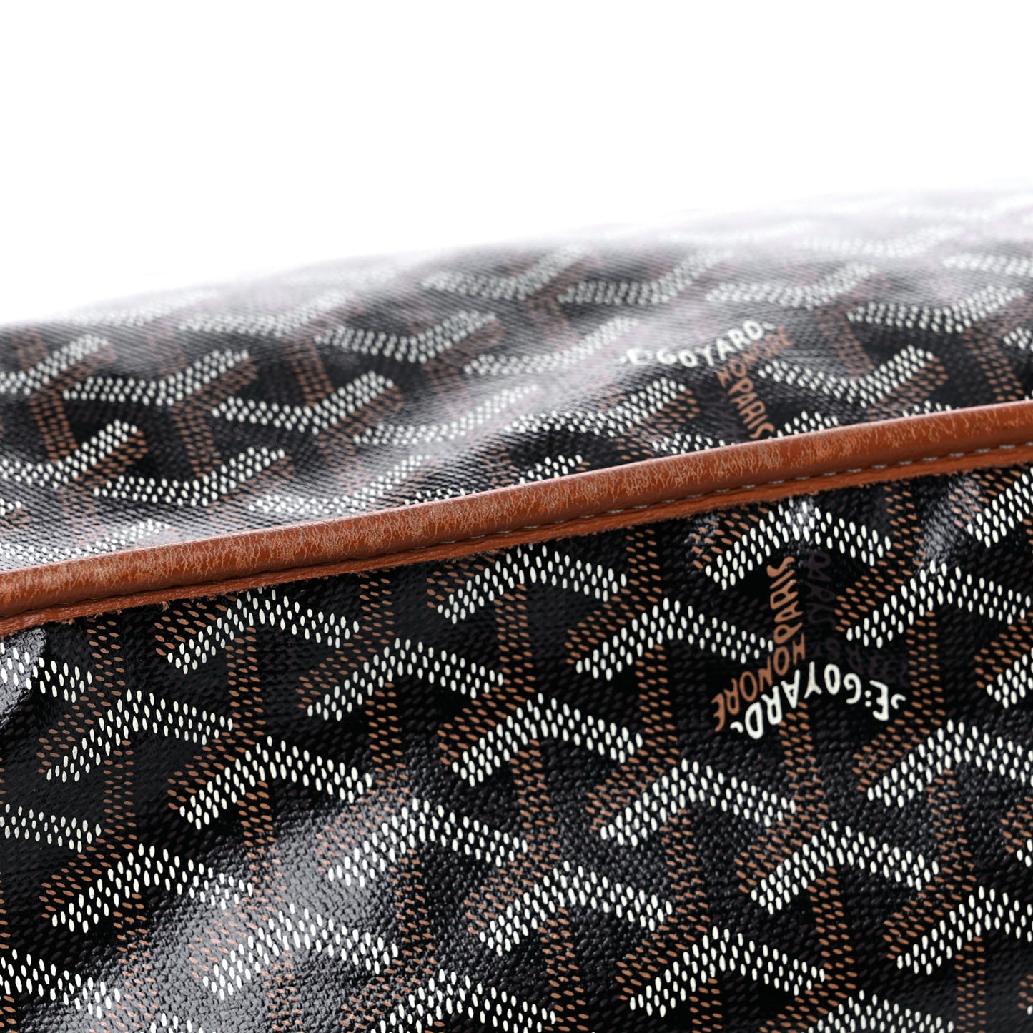 Goyardine Reversible Anjou PM Black Gold