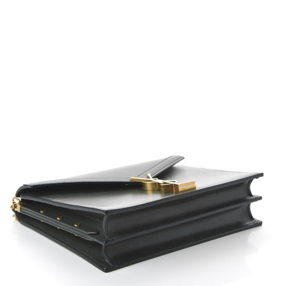 Saint Laurent Smooth Calfskin Monogram Cassandra Clasp Bag Dark Green 4 of 10