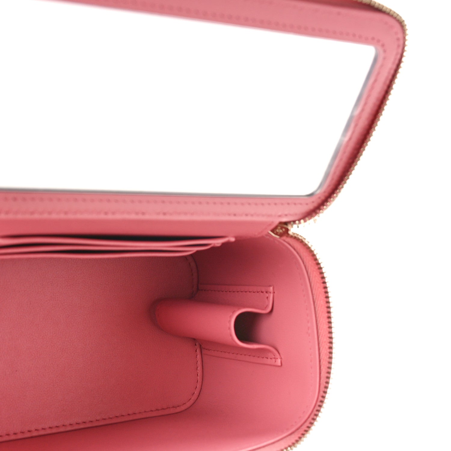 Chanel Lambskin Quilted Small Top Handle Vanity Case With Chain Pink 5 of 10