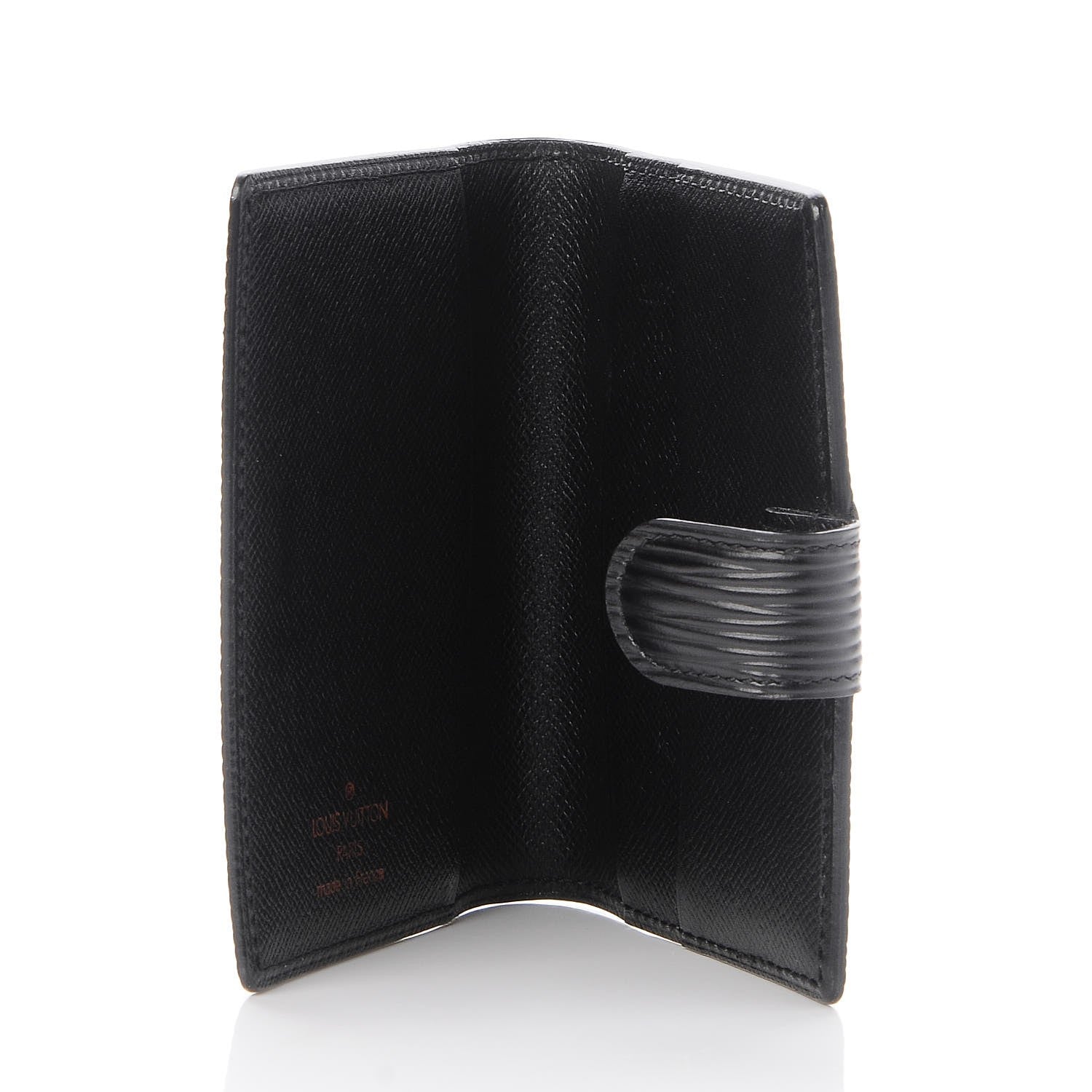 Louis Vuitton Epi Mini Agenda Cover Black 5 of 7
