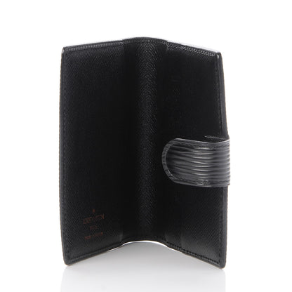 Louis Vuitton Epi Mini Agenda Cover Black 5 of 7