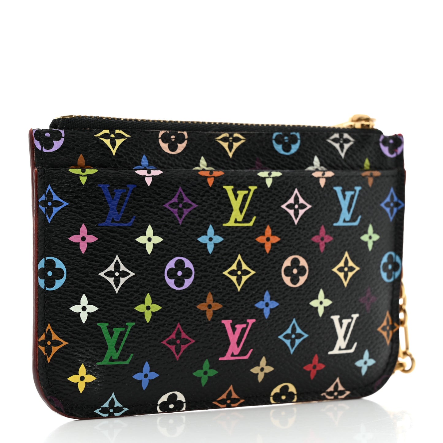 Monogram Multicolor Key Pouch Black Grenade