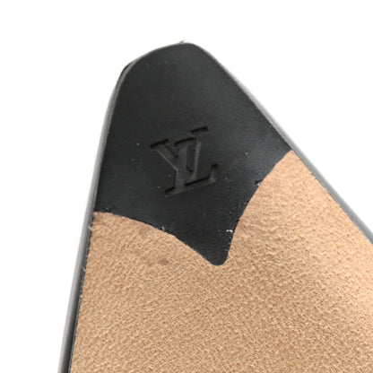 Louis Vuitton Calfskin Sparkle Slingback Pumps 39 Black 10 of 11