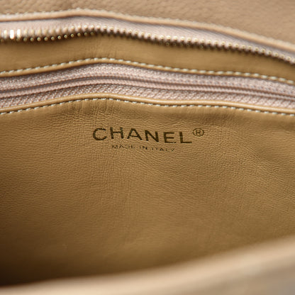 Chanel Caviar Quilted Medallion Tote Beige 8 of 9