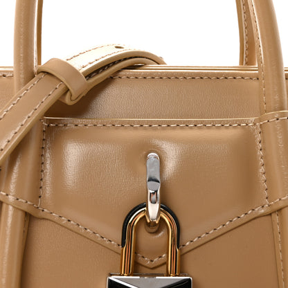 Givenchy Box Calfskin Mini Lock Antigona Shoulder Bag Beige Cappuccino 7 of 9