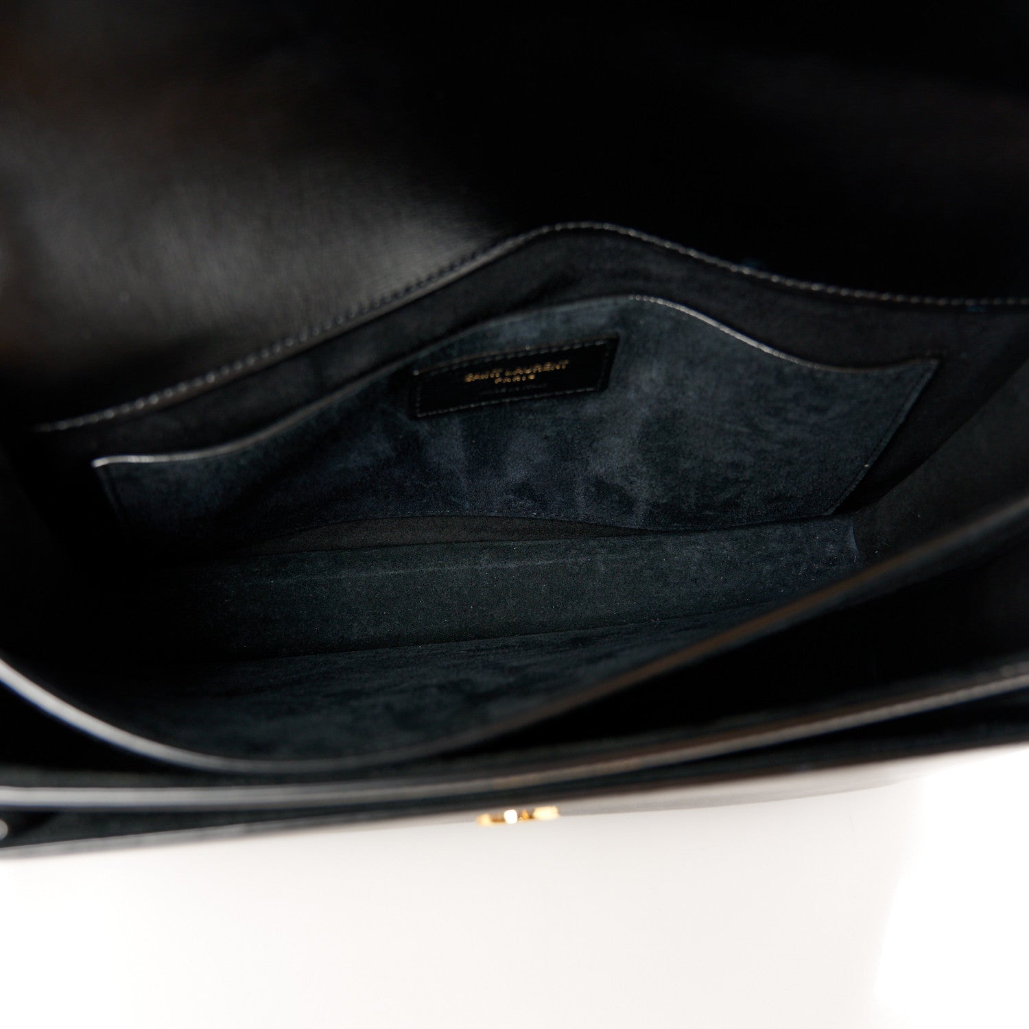 Saint Laurent Calfskin Large Monogram Sunset Black 5 of 11