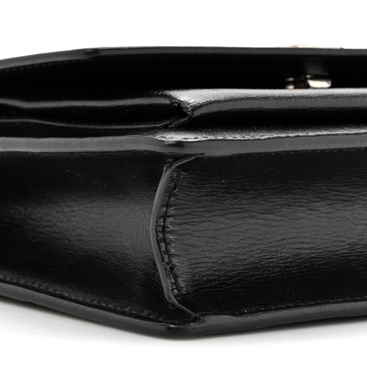 Saint Laurent Calfskin Monogram Sunset Chain Wallet 10 of 13