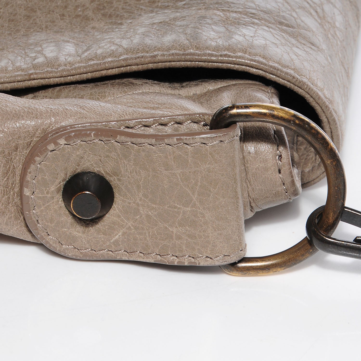 Balenciaga Agneau Folk Messenger Papyrus 9 of 11
