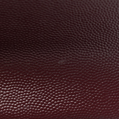 Saint Laurent Grain De Poudre Matelasse Chevron Monogram Flap Wallet Rouge Legion 11 of 12