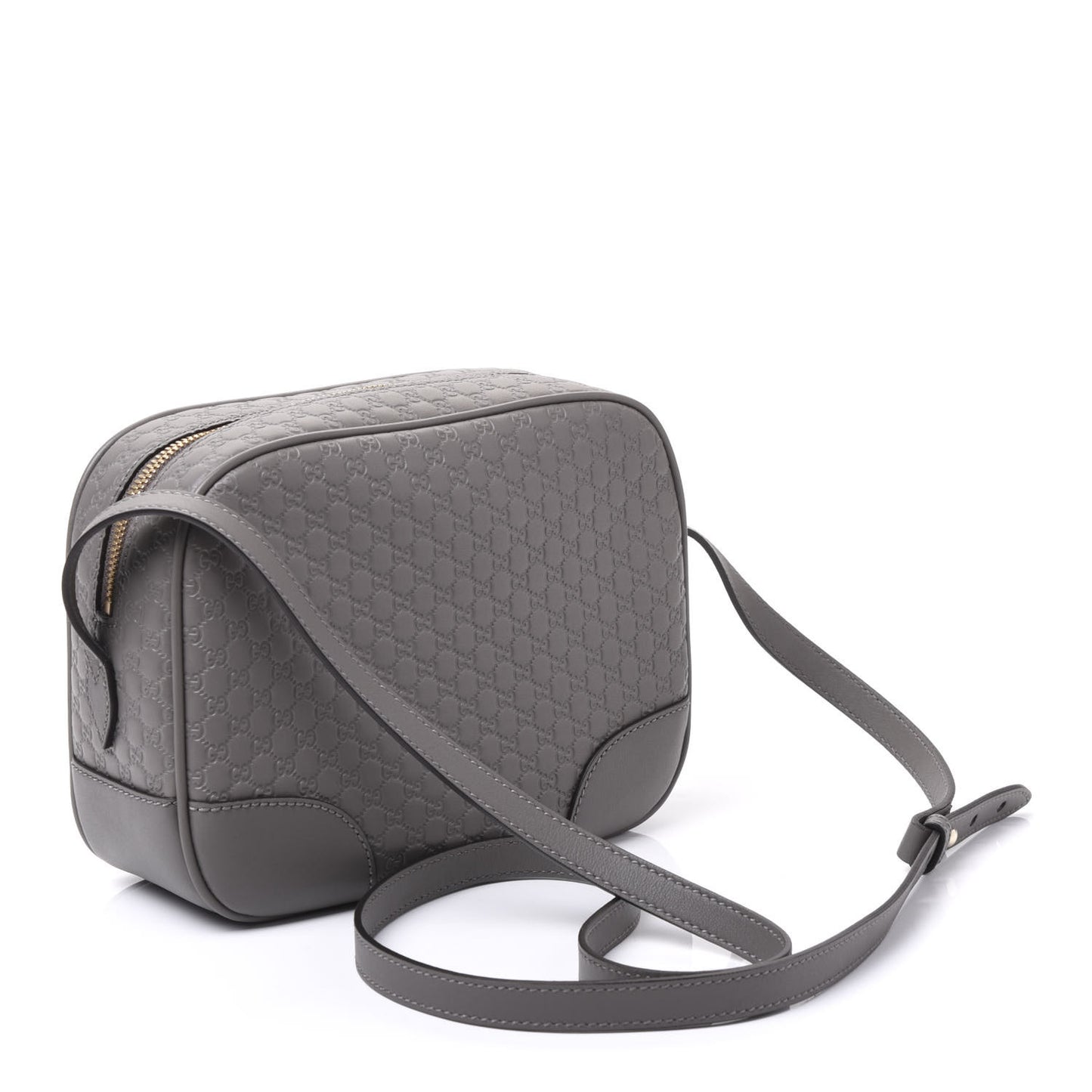 Microguccissima Mini Bree Messenger Bag Grey