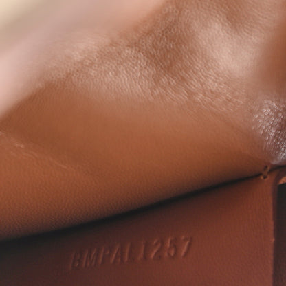 Burberry Canvas Calfskin Small TB Envelope Clutch Natural 7 of 7