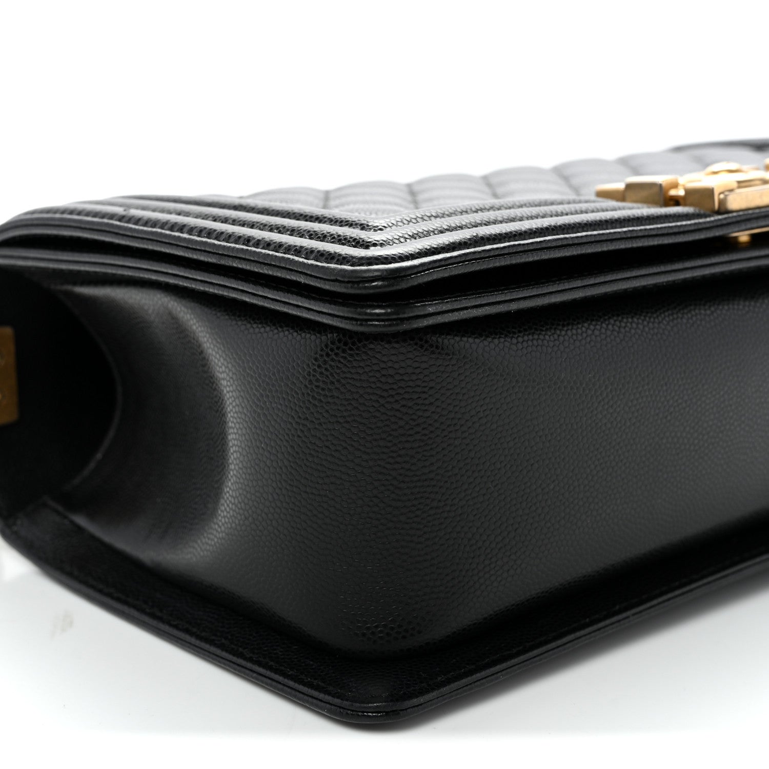 Chanel Caviar Quilted Medium Boy Flap Black 9 of 10