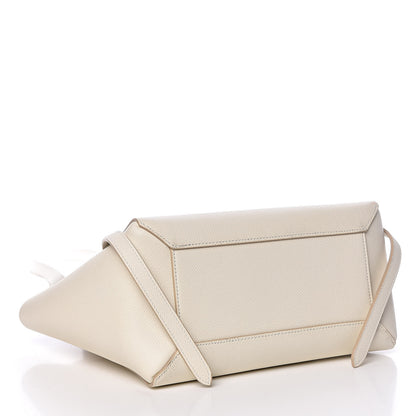 Celine Grained Calfskin Micro Belt Bag White 4 of 14