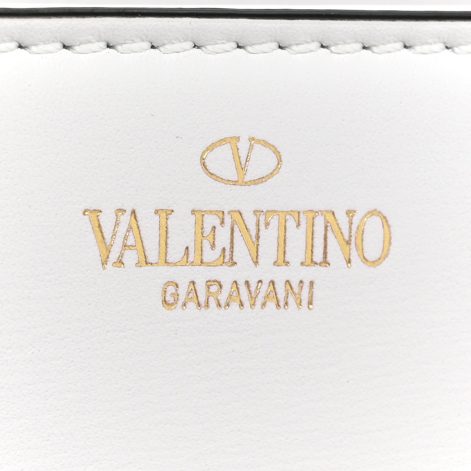 Valentino Garavani Calfskin Small Vlogo Chain Shoulder Bag Optic White 6 of 7