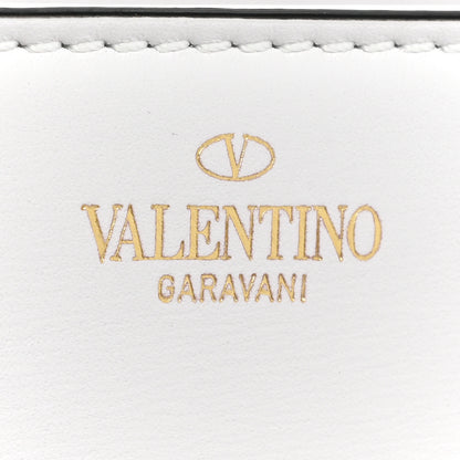 Valentino Garavani Calfskin Small Vlogo Chain Shoulder Bag Optic White 6 of 7