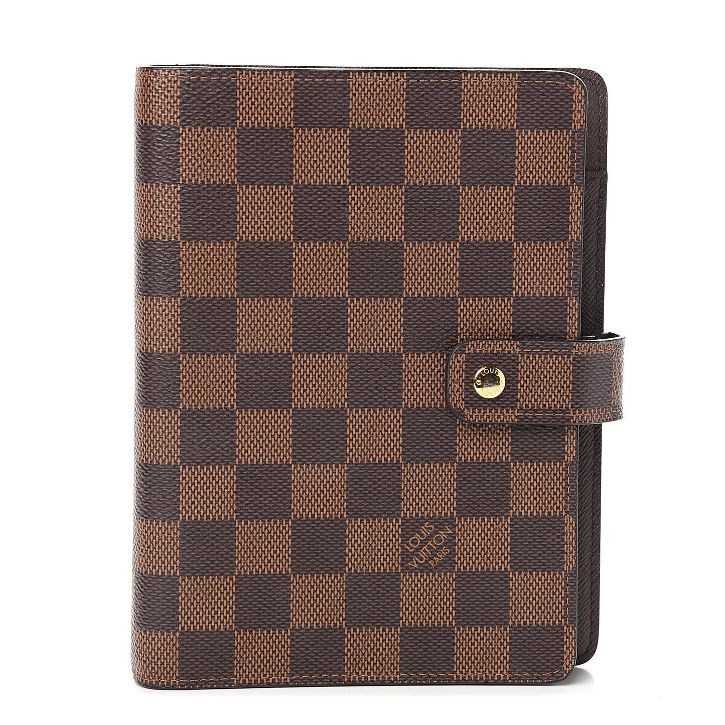 Damier Ebene Medium Ring Agenda Cover