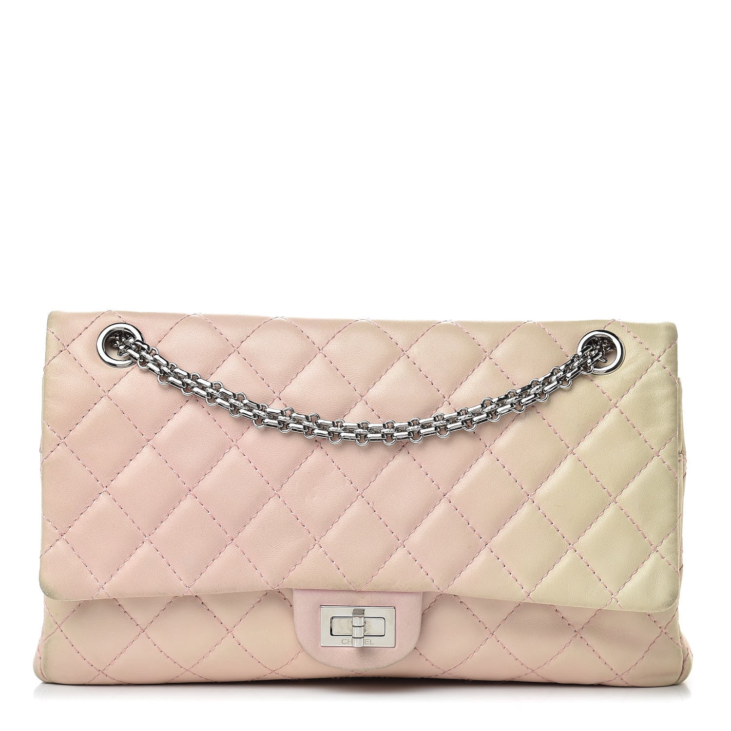 Chanel Lambskin Degrade Quilted 2.55 Reissue 226 Flap Pink 1 of 22